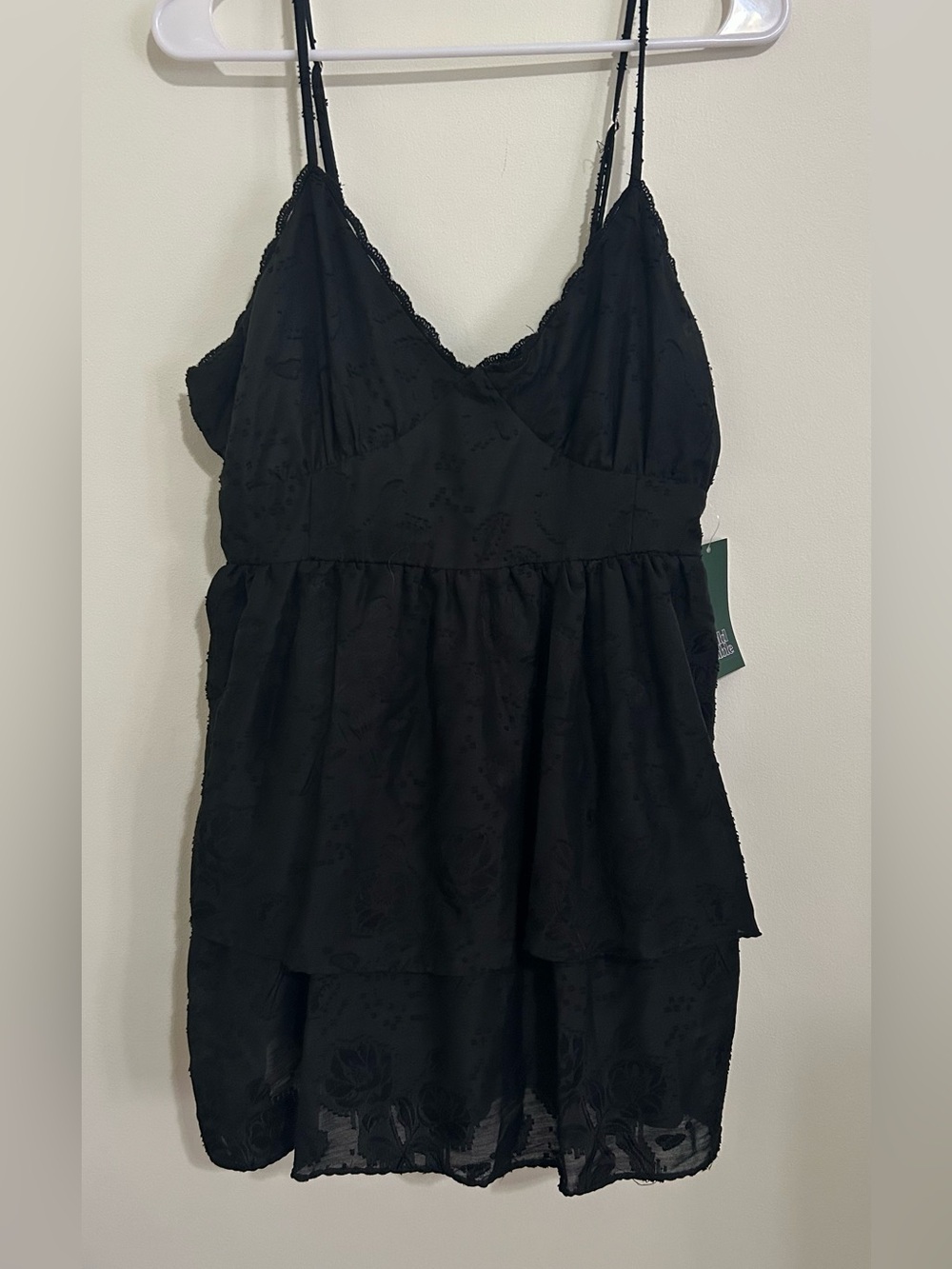 NWT Wild Fable Black Babydoll Tank Top XL